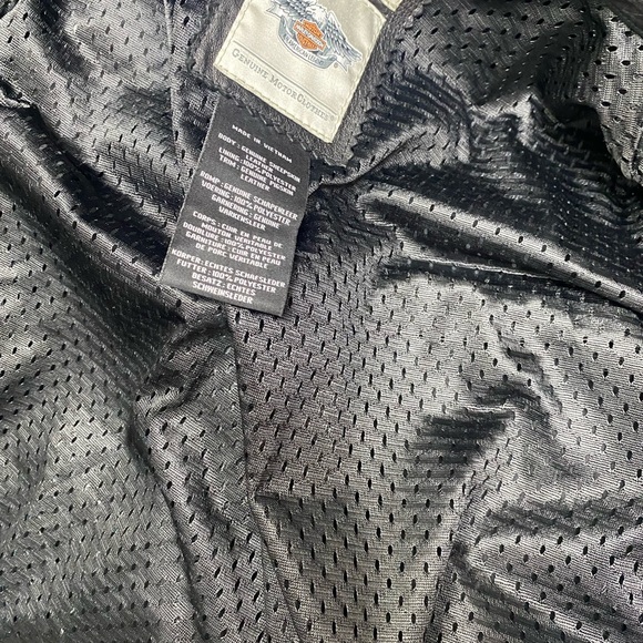 Harley Davidson Embroidered Leather Jacket - Picture 9 of 12